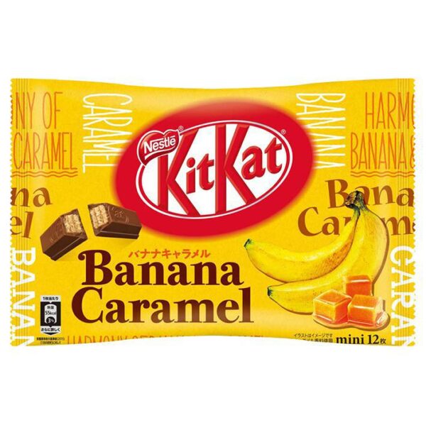 Kit Kat - Banana Caramel - Mini - 12 Piece Bag
