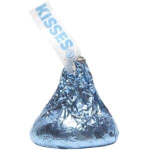 Hershey's Kisses - Milk Chocolate - Pastel Blue