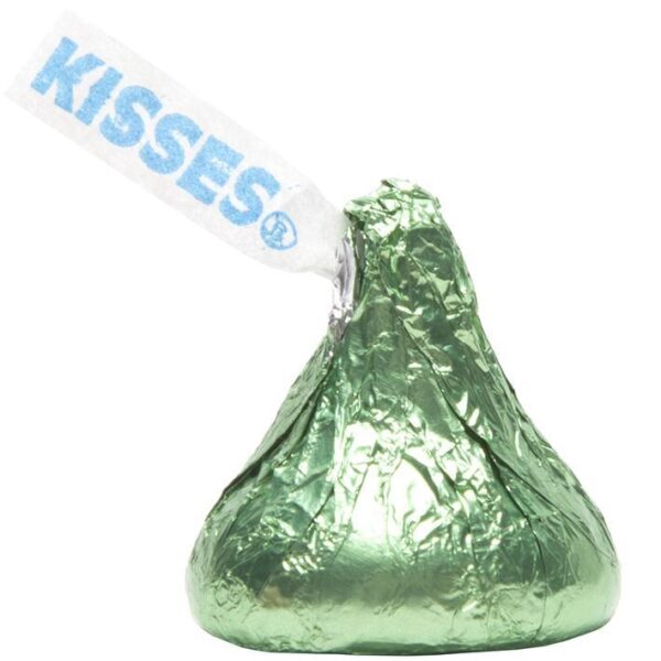 Hershey's Kisses - Milk Chocolate - Pastel Green