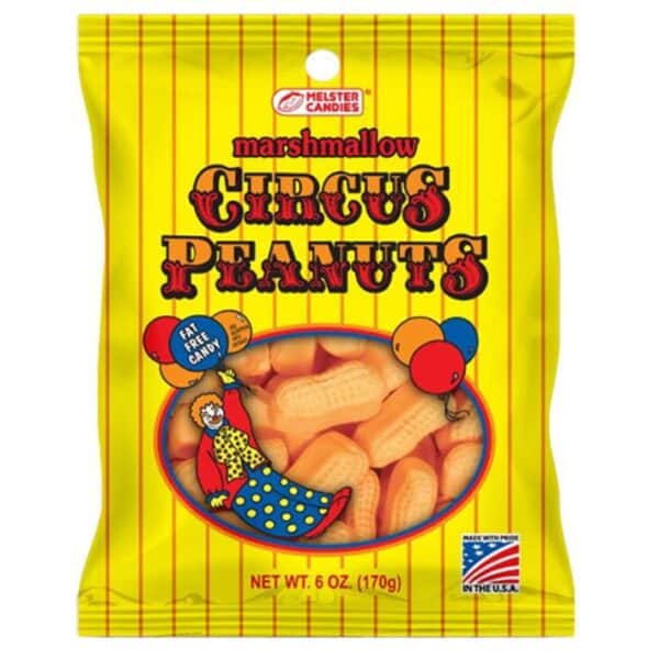 Marshmallow Circus Peanuts - 6oz Bag