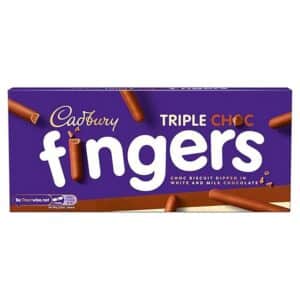Cadbury Fingers - Triple Choc - 110g Box