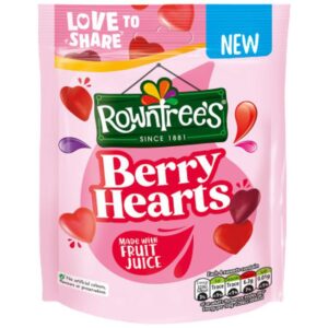 Rowntrees Berry Hearts - 115g Bag