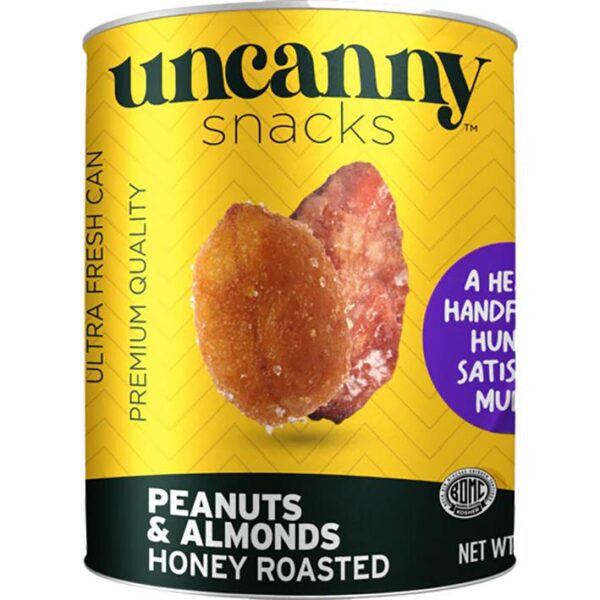 Uncanny Snacks - Peanuts & Almonds - Honey Roasted