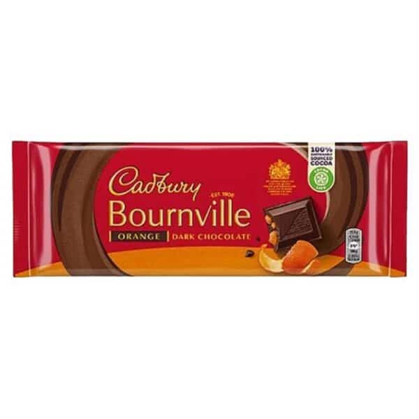 Cadbury Bournville Dark Chocolate - Orange - 100g Bar