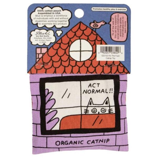 Blue Q Organic Catnip - Busted!