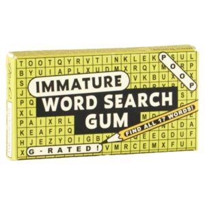 Blue Q Gum - Immature Word Search Gum