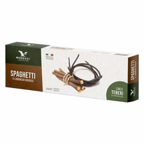 Menozzi Licorice Spaghetti - 120g Box