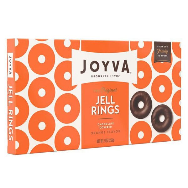 Joyva Jell Rings - Orange - 9oz Gift Box
