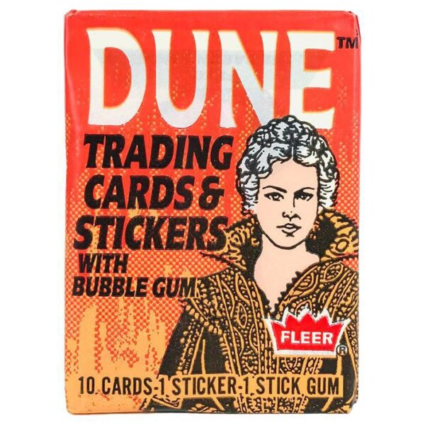 1984 Fleer Dune Trading Cards & Stickers with Bubble Gum
