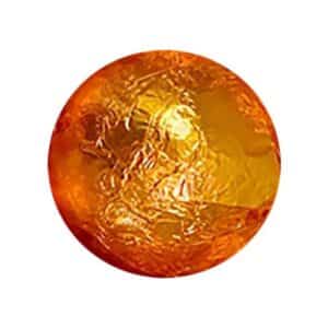 Color Splash Milk Chocolate Balls - Orange Foil