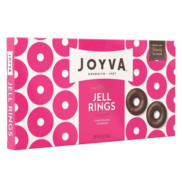 Joyva Jell Rings - Raspberry - 9oz Gift Box