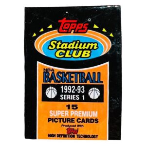 1992-93 Topps - Stadium Club NBA Basketball - Series 1