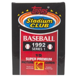 1992 Topps - Stadium Club Baseball - Series 1