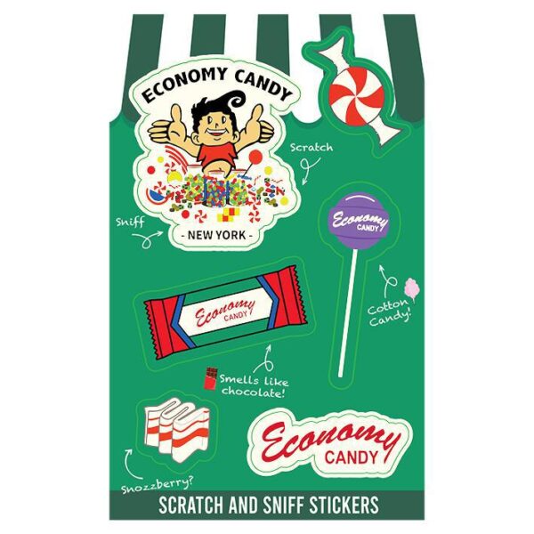 Economy Candy Sticker Sheet - Scratch And Sniff