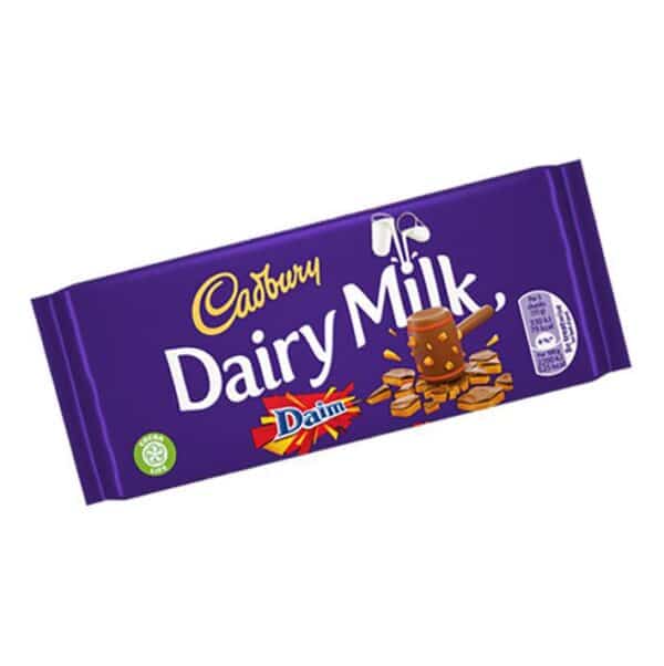 Cadbury Dairy Milk Daim - 120g Bar