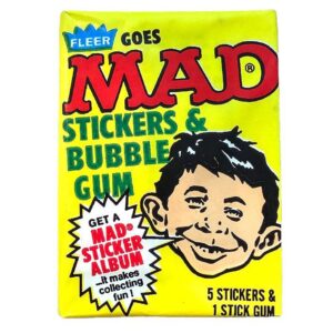 1983 Fleer Goes MAD Stickers & Bubble Gum