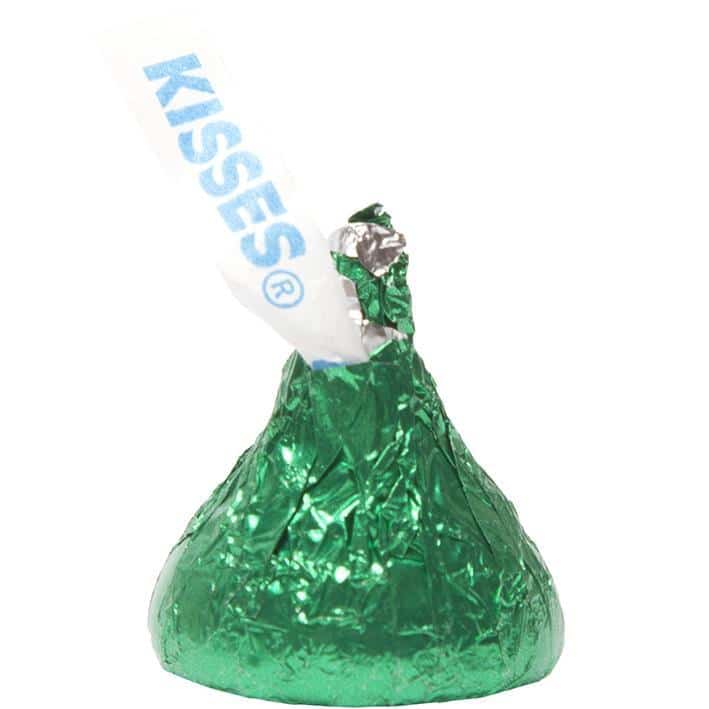 Hershey's Kisses - Milk Chocolate - Green - Economy Candy