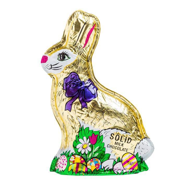 Madelaine Milk Chocolate Bunny Gold Foil 6oz Economy Candy