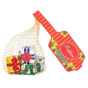 Madeline Christmas Chocolate Presents - 2oz Mesh Bag