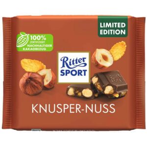 Ritter Sport Knusper-Nuss (Cornflakes with Whole Hazelnuts) - Limited Edition