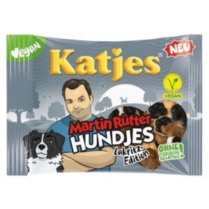 Katjes Martin Rütter Hundjes (Dogs) Licorice Edition - Vegan