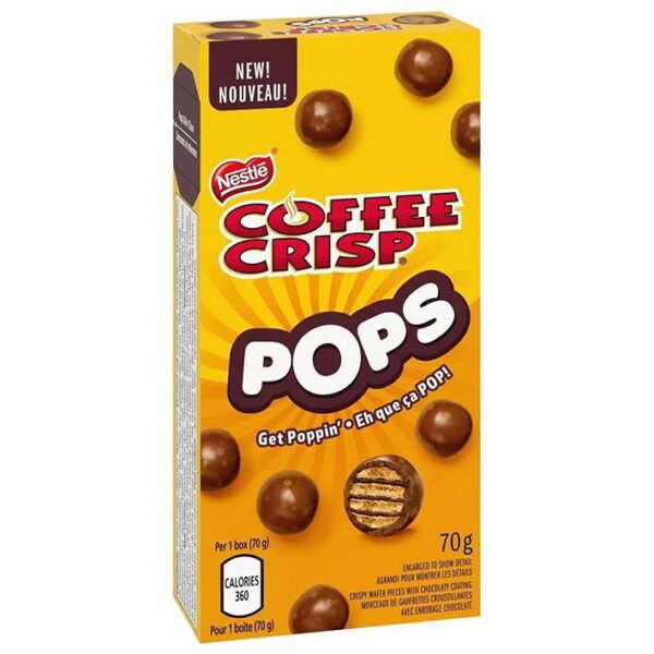 Coffee Crisp Pops - 70g Box - Canadian