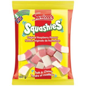 Swizzels Squashies - Original Raspberry - Canadian - 160g