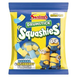 Swizzels Squashies Drumstick - Banana & Blueberry - Minions Edition