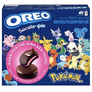 Oreo Socola Pie - Milk Chocolate Covered Strawberry - Pokemon