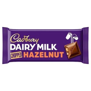 Cadbury Dairy Milk Chopped Hazelnut - 95g Bar