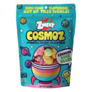 Zweet Cosmoz Freeze Dried Gummies - Crunchy Sour Bears