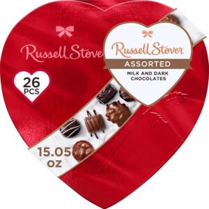 Russel Stover Assorted Chocolates - 15oz Heart Box