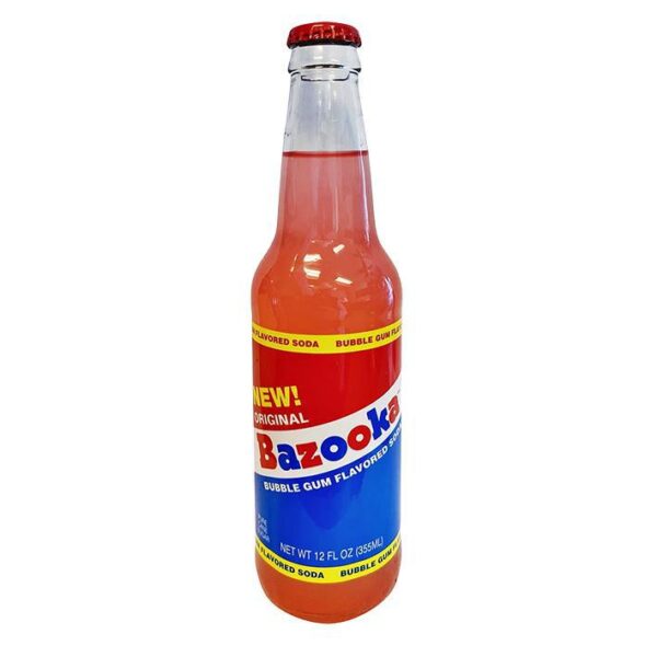 Bazooka Soda - Bubblegum Flavor - 12oz Bottle