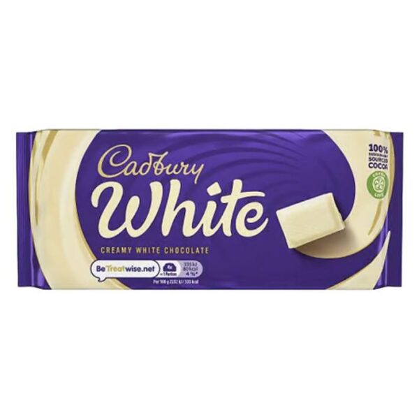 Cadbury White Chocolate - 90g Bar