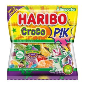 French Haribo P!k Croco (Sour Crocodiles) - Limited Edition