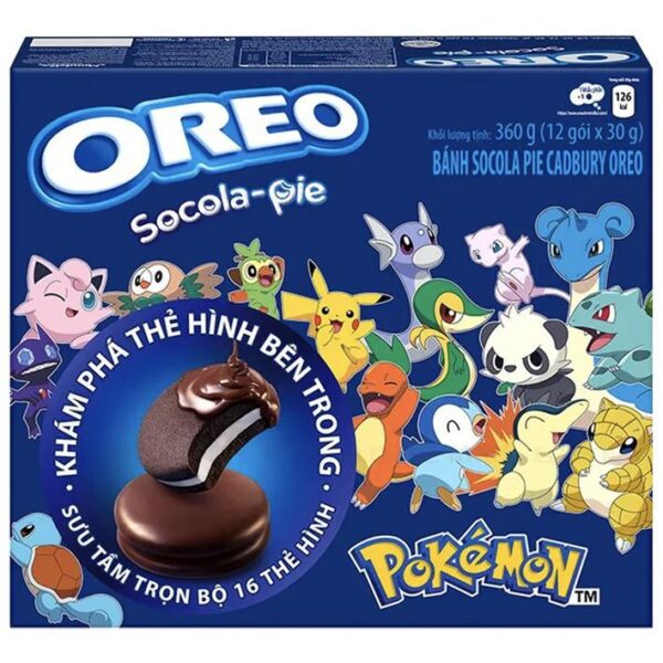 Oreo Socola Pie - Milk Chocolate Covered Original - Pokemon