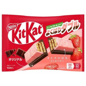 Kit Kat - Double Strawberry (Strawberry + Chocolate) - Mini - 10 Piece Bag