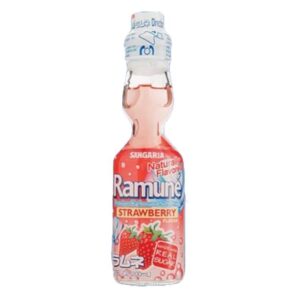 Sangaria - Ramune Soda - Strawberry - 6.76oz Bottle