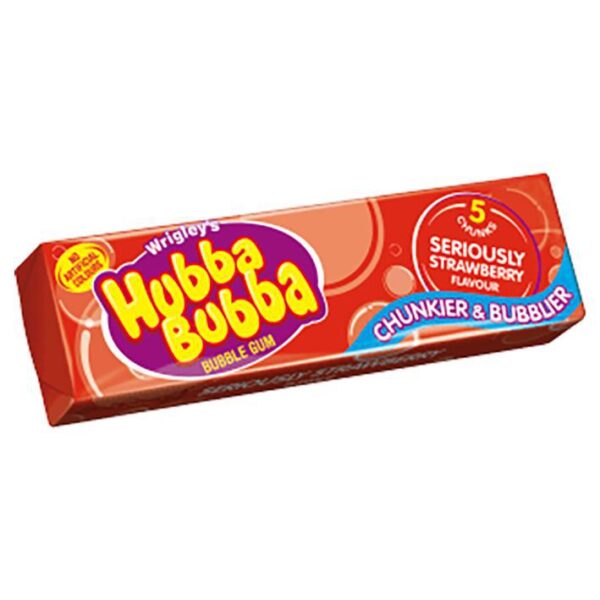 Hubba Bubba - Seriously Strawberry - European