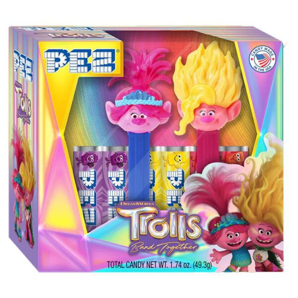 Pez - Trolls Band Together Twin Gift Set