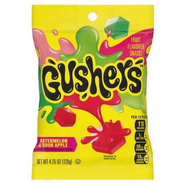 Gushers Fruit Snacks - Watermelon & Sour Apple