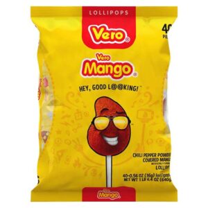 Vero Mango Lollipops - 40 Count Bag