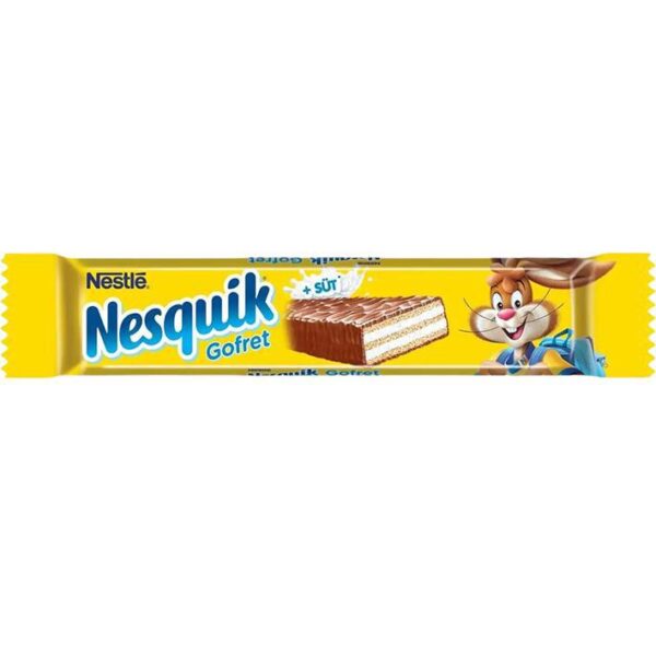 Nestle Nesquik Chocolate Bar Gofret + Sut