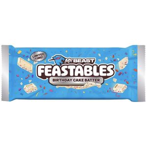 Feastables Mr. Beast Bar - Birthday Cake Batter - Limited Edition - King Size