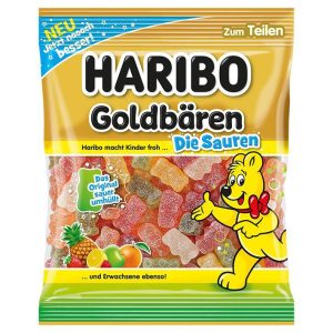 German Haribo Goldbären die Sauren (Sour Gummy Bears)