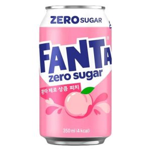 Fanta - Peach - Zero Sugar - 350mL Can