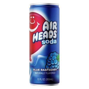 Airheads Soda - Blue Raspberry - 12oz Can