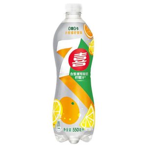 7UP - Lemon Orange Zero Sugar- 550ml Bottle