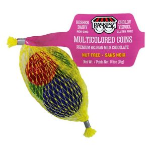 Paskesz Hanukkah Gelt - Multicolored - Milk Chocolate