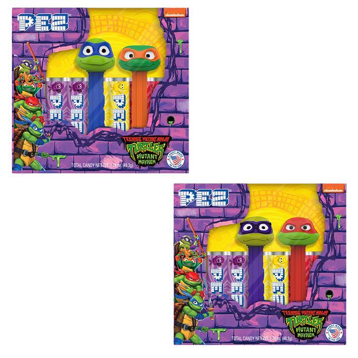 Pez - Teenage Mutant Ninja Turtles Twin Gift Set (Donatello & Raphael OR Leonardo & Michelangelo)